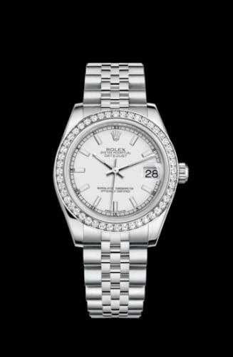 Rolex Datejust 31 Stainless Steel Diamond / Jubilee / White