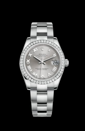 Rolex Datejust 31 Stainless Steel Diamond / Oyster / Rhodium - Roman