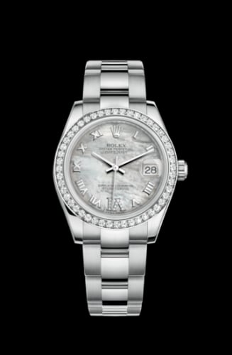 Rolex Datejust 31 Stainless Steel Diamond / Oyster / MOP - Roman