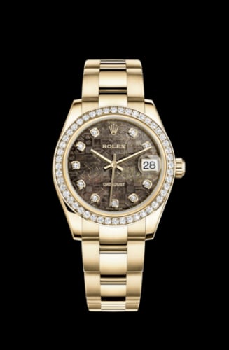 Rolex Datejust 31 Yellow Gold Diamond / Oyster / Black MOP Computer