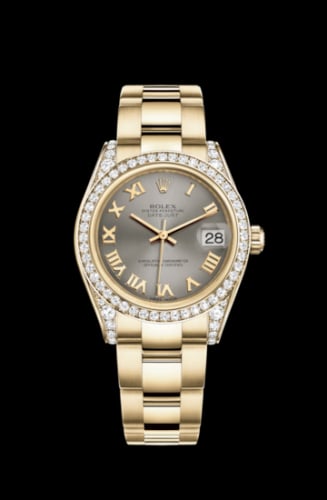 Rolex Datejust 31 Yellow Gold Diamond / Oyster / Steel Roman