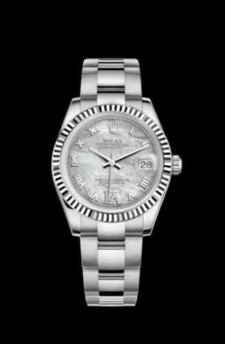 Rolex Datejust 31 Stainless Steel Fluted / Oyster / MOP - Roman