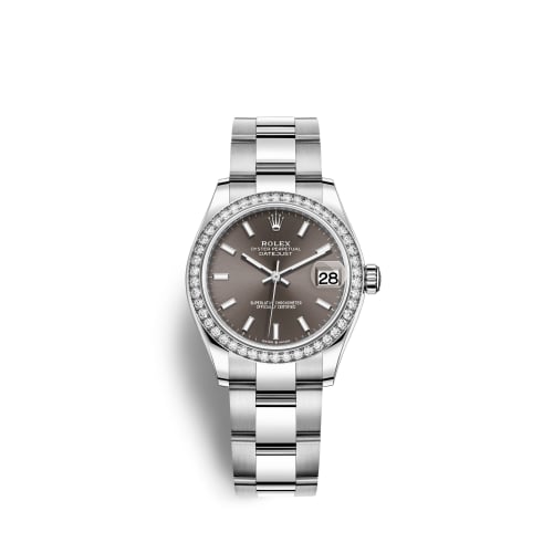 Rolex Datejust 31 Stainless Steel Diamond / Oyster / Grey