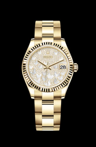 Rolex Datejust 31 Yellow Gold / Fluted / Butterfly / Oyster