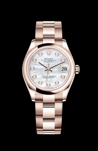 Rolex Datejust 31 Rose Gold / Domed / MOP / Oyster