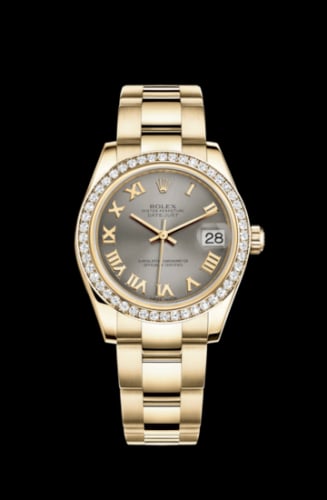 Rolex Datejust 31 Yellow Gold Diamond / Oyster / Steel Roman