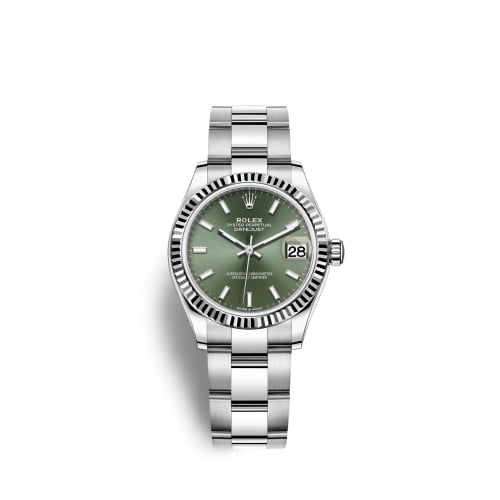 Rolex Datejust 31 Stainless Steel Fluted / Oyster / Green