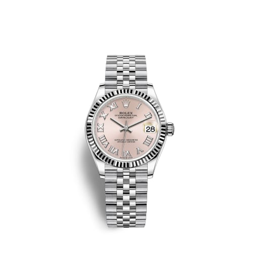 Rolex Datejust 31 Stainless Steel Fluted / Jubilee / Pink - Roman