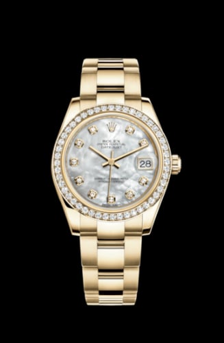 Rolex Datejust 31 Yellow Gold Diamond / Oyster / MOP