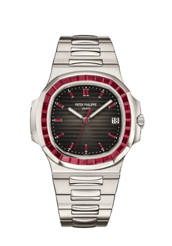 Patek Philippe Nautilus 5711 Platinum - Ruby / Grey