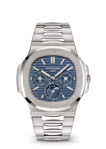 Patek Philippe Nautilus Perpetual Calendar 5740 White Gold / Blue