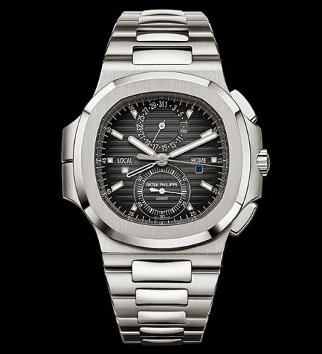 Patek Philippe Nautilus Travel Time Stainless Steel / Black