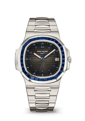 Patek Philippe Nautilus 5711 Platinum - Sapphire / Grey
