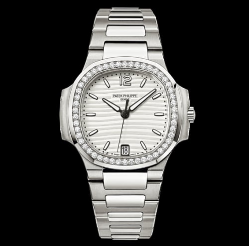 Patek Philippe Nautilus 7018 'Silvery White' Stainless Steel / White
