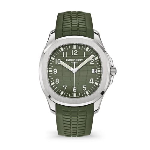 Patek Philippe Aquanaut 5168 White Gold / Green
