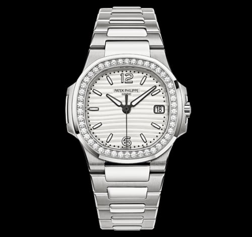 Patek Philippe Nautilus 7010 White Gold / Silvery White