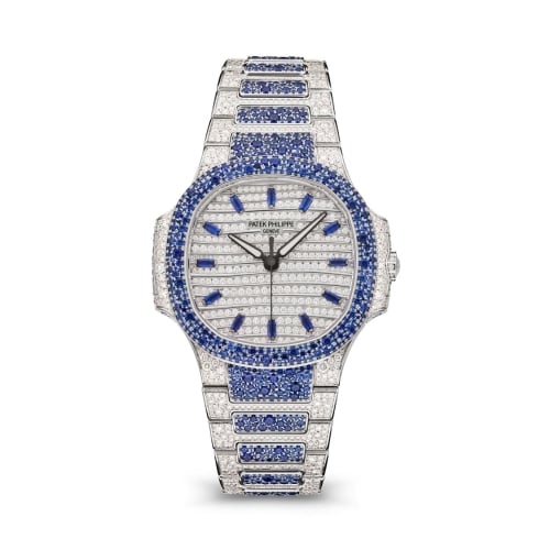 Patek Philippe Nautilus 7118 Haute Joaillerie White Gold - Sapphire