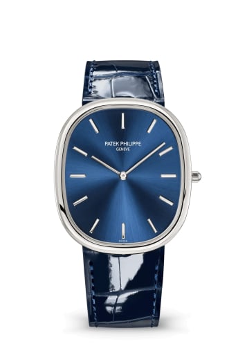 Patek Philippe Golden Ellipse 5738 Platinum / Blue