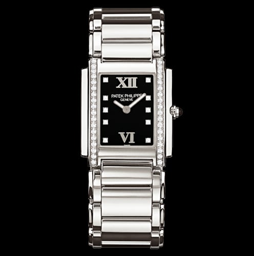 Patek Philippe Twenty~4 4910 Stainless Steel / Black
