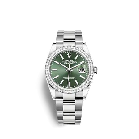 Rolex Datejust 36 Stainless Steel - Diamond / Green / Oyster