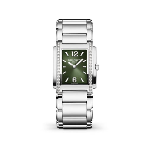 Patek Philippe Twenty~4 Manchette Stainless Steel / Green