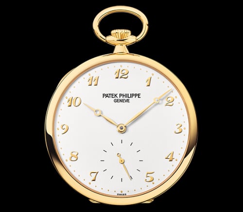 Patek Philippe Pocket Watch Lepine Yellow Gold / White