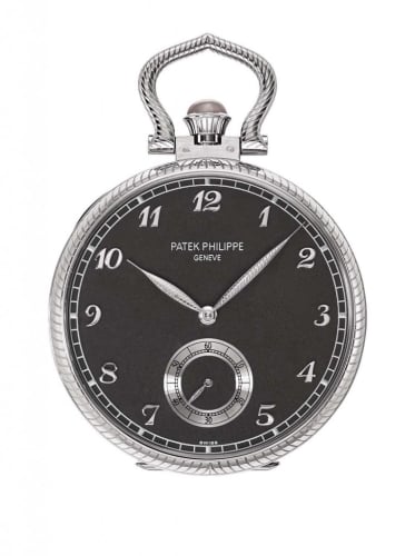 Patek Philippe Pocket Watch Lepine White Gold / Wild Horses