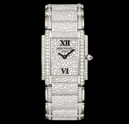 Patek Philippe Twenty~4 4910 White Gold Gridless Diamond