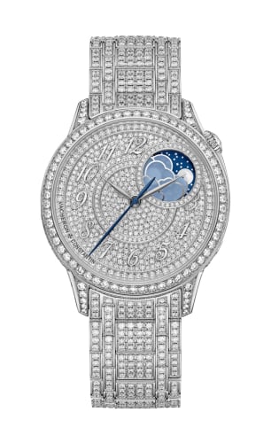 Vacheron Constantin Égérie Moonphase 37 White Gold - Diamond / Diamond / Bracelet