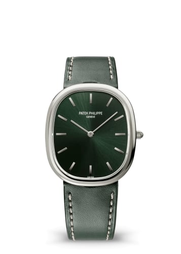 Patek Philippe Golden Ellipse 3738 White Gold / Green