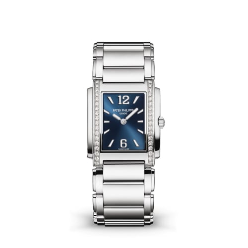 Patek Philippe Twenty~4 Manchette Stainless Steel / Blue