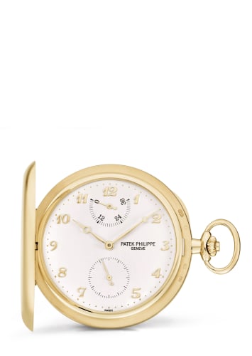 Patek Philippe Pocket Watch Savonette Power Reserve Yellow Gold / Silver