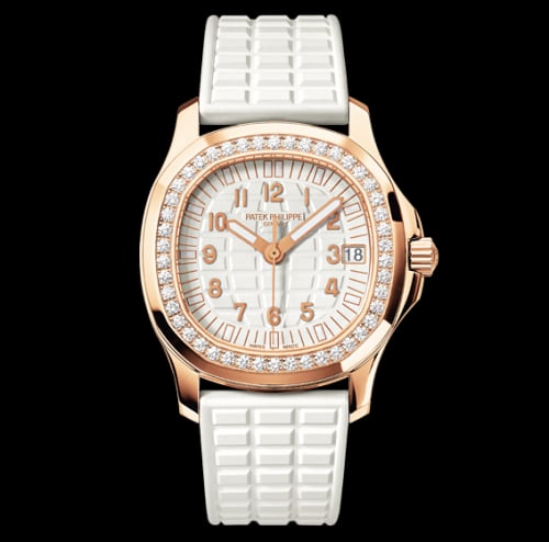 Patek Philippe Aquanaut 5068 Rose Gold / White