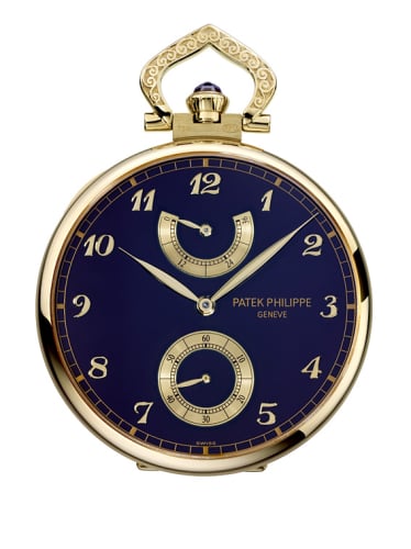 Patek Philippe Pocket Watch Lepine Power Reserve Yellow Gold / Matryoshka Dolls