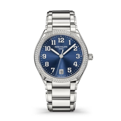Patek Philippe Twenty-4 Automatic Stainless Steel / Diamond / Blue