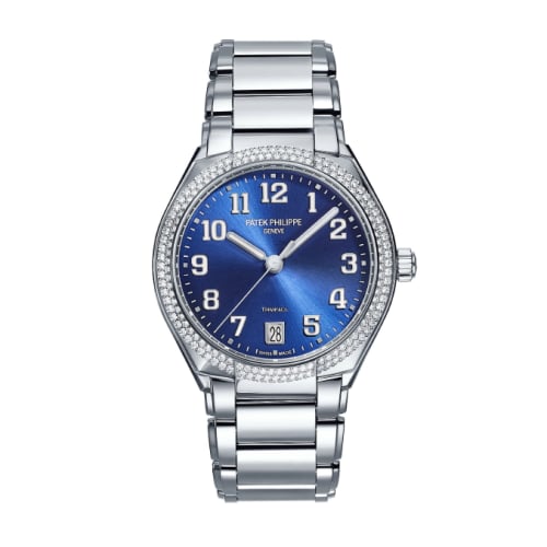 Patek Philippe Twenty-4 Automatic Tiffany Stainless Steel / Diamond / Blue