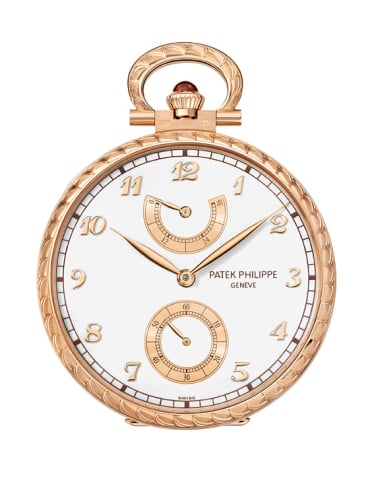 Patek Philippe Pocket Watch Lepine Power Reserve Rose Gold / Lateen Sails