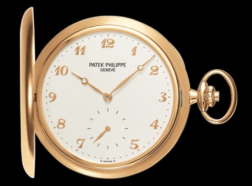 Patek Philippe Pocket Watch Savonette Yellow Gold / Silver