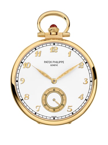 Patek Philippe Pocket Watch Lepine Yellow Gold / Geneva Old Town