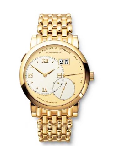 A. Lange & Söhne Grande Lange 1 Yellow Gold / Champagne / Bracelet