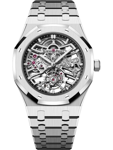 Audemars Piguet Royal Oak Self-Winding Flying Tourbillon Openworked Stainless Steel / 50th Anniversary