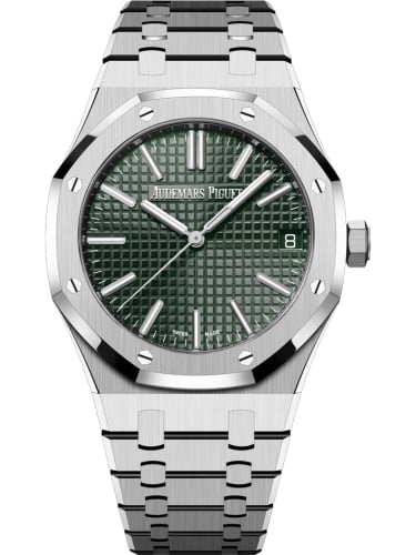 Audemars Piguet Royal Oak Selfwinding 41 Stainless Steel / Green