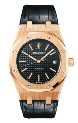 Audemars Piguet Royal Oak 15300 Pink Gold / Black / Strap