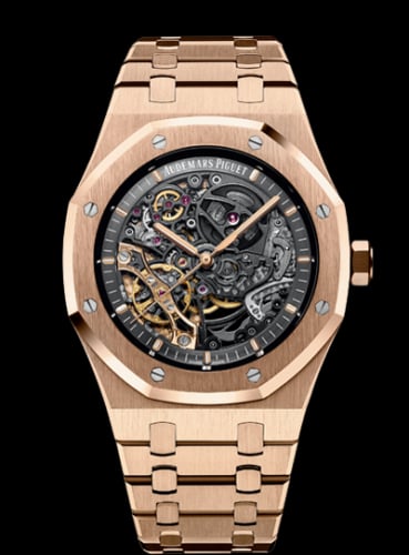 Audemars Piguet Royal Oak 41 Double Balance Wheel Openworked Pink Gold