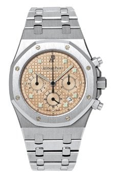 Audemars Piguet Royal Oak 25960 Chronograph White Gold / Salmon