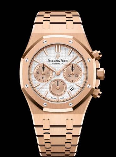 Audemars Piguet Royal Oak Chronograph 38 Pink Gold / Silver