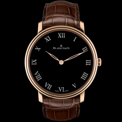 Blancpain Villeret Manuelle Piece Unique Grande Décoration / Black Enamel