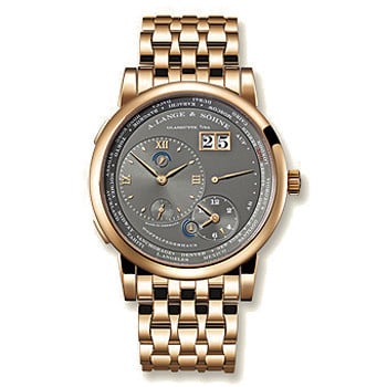 A. Lange & Söhne Lange 1 Time Zone Rose Gold / Grey / Bracelet