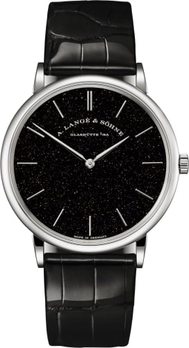 A. Lange & Söhne Saxonia Thin White Gold / Black Aventurine
