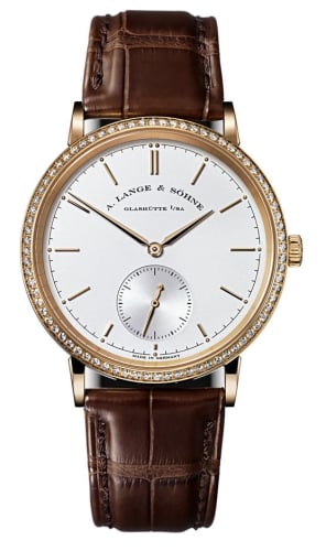 A. Lange & Söhne Saxonia Automatik Pink Gold / Diamond
